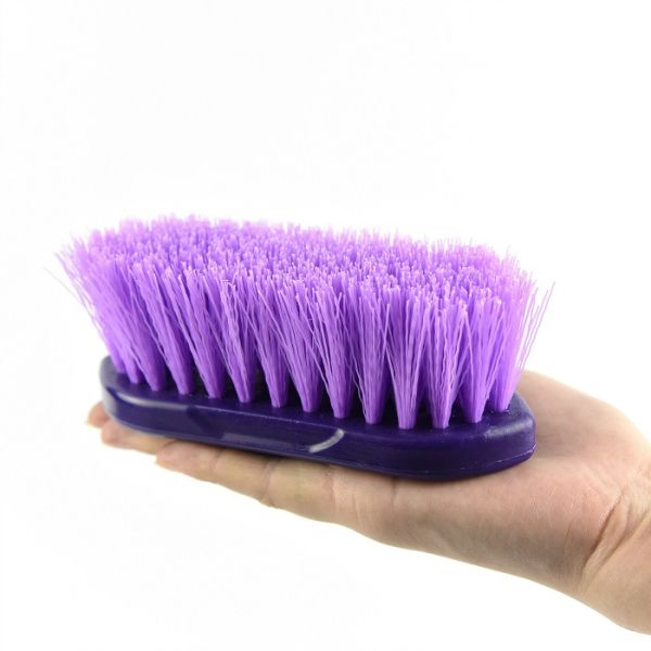 Plastic 6'' horse dandy brush equestrian products for horse grooming