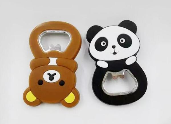 Funny Animal Shape Silicone Beer Bottle Opener For Tourist Souvenir Gifts