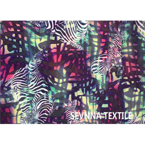 Tela amistosa sostenible del traje de baño de Eco, tela geométrica del punto del traje de baño de los modelos