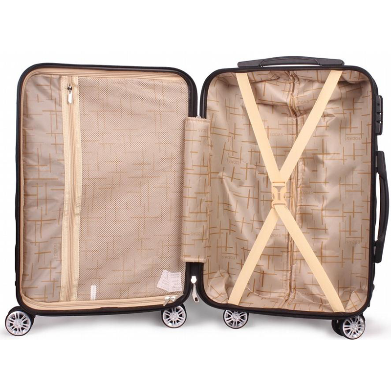 Lightweight Hard Shell Abs Pc Suitcase 71cm Travelling Bags With Wheels For Ladies