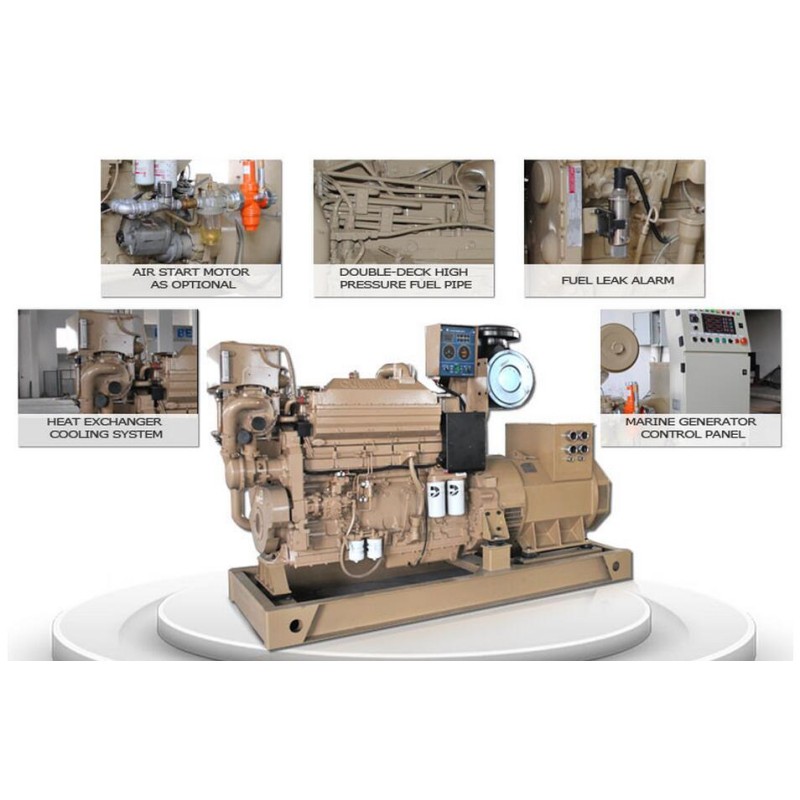 Synchronous Cummins Diesel Generator Set Heavy Duty 250Kva 200Kw For Marine