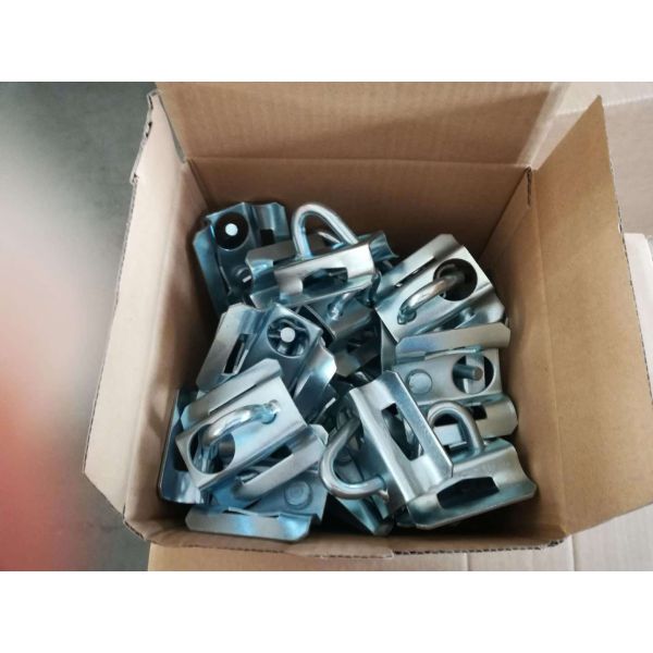 Fiber Optic H-type Hook Clamp Bracket Metal Cable Drop Wire Tension Clamps