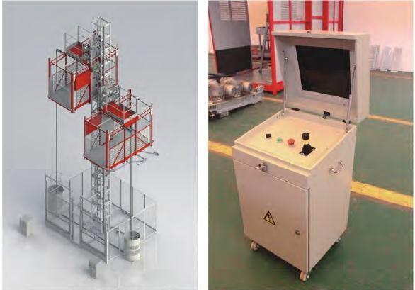 1.6 toneladas/caixa de mercadorias elevadores/elevadores para passageiros com cotrol VFD/mastro galvanizado a quente e elevadores personalizados para gaiolas