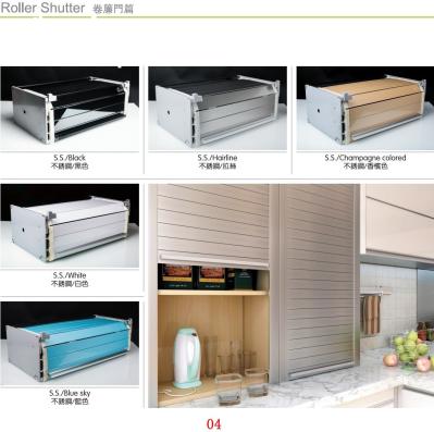 Kitchen Cabinet Roller Shutter Door Remote Control/Automatic Roll up Garage Door/Rapid