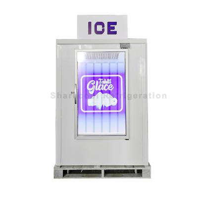 Sharecool a empaqueté la porte en verre de dégivrage de machine à glace avec la lumière de LED