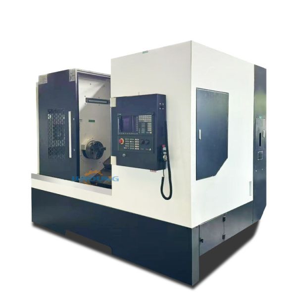 High Accuracy Double Spindle TCK56 TCK630 750mm Distance Slant Bed Machine
