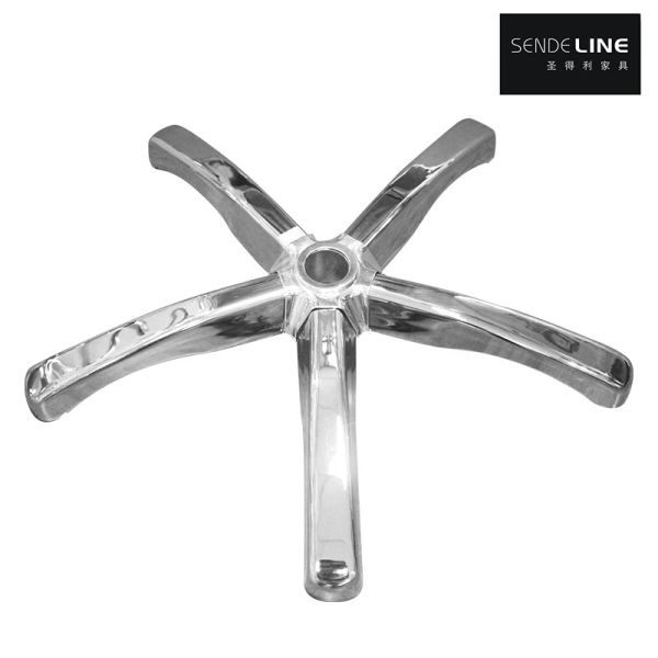 Hight 92mm Chromium plating Iron Material Office Chair Base Replacement for Improved Work Productivity