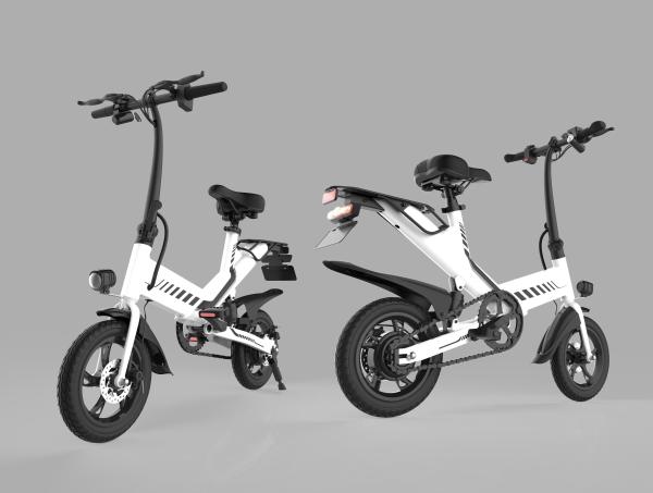 350W Collapsible Electric Bike , Folding Electric Bicycle 7.5AH Lithium Battery