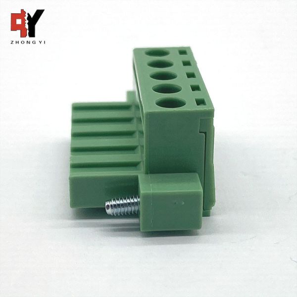 блок фиксированного уха винта 300V 10A M2.5 вставляемый латунный терминальный