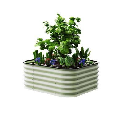 3.5*3.5*1.5Ft Galvanised Steel Vegetable Planters Large  Easy To Assemble