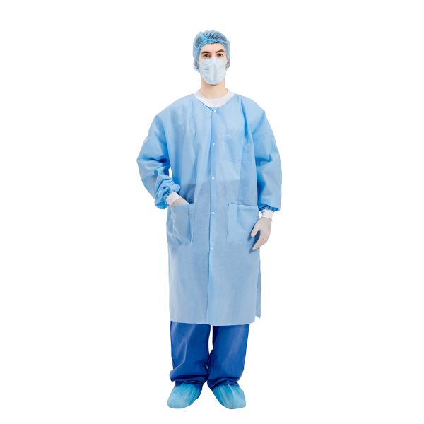 Factory Wholesale Hospital Uniform Non-woven Medical Lab Coats Breathable Disposable Woven Uniform Scrubs Uniforms