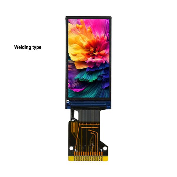 1.05 inches, driven by GC9A01, a TFT display with a resolution of 128X240 IPS LCD screen, available in plug-in or soldered types