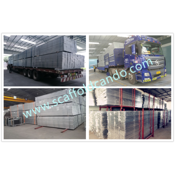 Galvanized working platform scaffolding steel board steel plank 210,240,250,300mm width 4000mm,3000mm,2000mm,1000mmL
