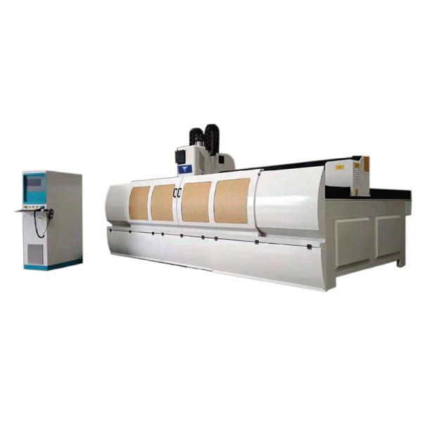 Big Marble 12000r Per Min 3 Axis Granite Rock Cutting Machine 7.5kw 12 Changer