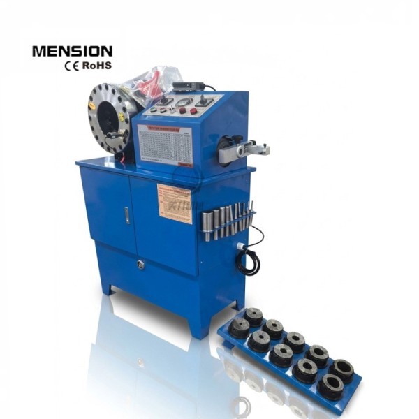 MS-51CGS 2 Hydraulic Hose Crimping Machine | 500T Force, 14-87mm Range | Includes 10 Die Sets