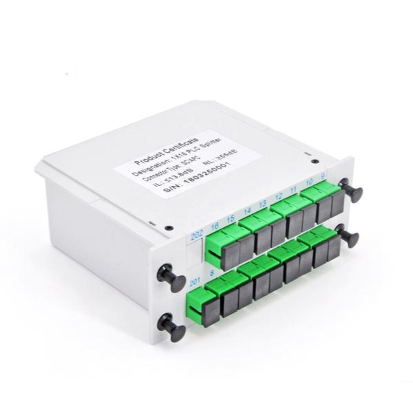 Divisor da fibra ótica da inserção de GPON LGX, conectores da caixa SC/APC da gaveta do divisor do PLC de FTTH