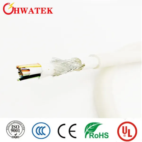 Customized 42 AWG Medical Device Cable with Silver Plate Copper PTFE Sheath and PFA Insulation