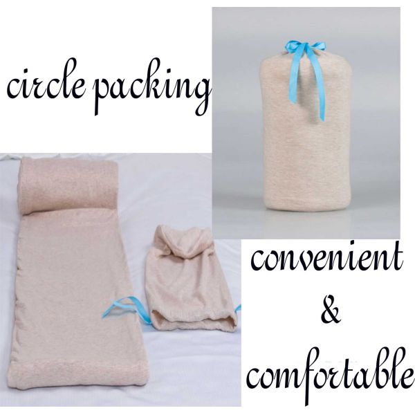 Jersey Oatmeal Modern Bedding Sets Comfortable With Single / Double Sleeping Bags