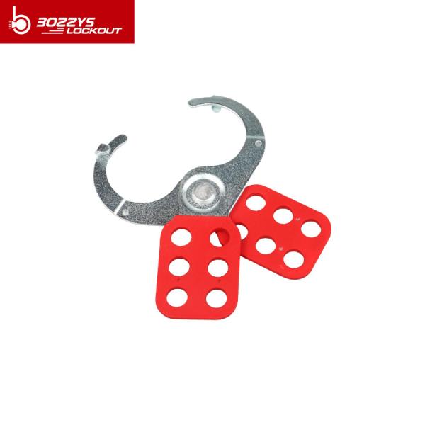 6 Hooks Steel Lockout Hasp Anti Rust Vinyl Resin Insulating