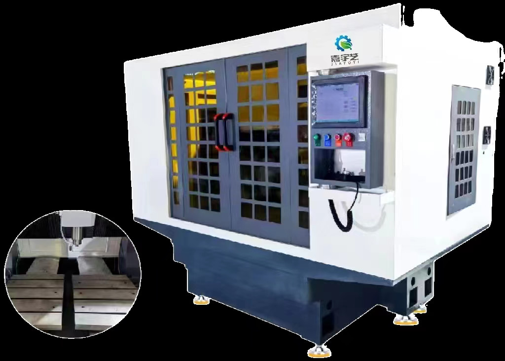 Стальная 3-осевая краевая фрезерная машина CNC управление 50 мм Глубина 220 В напряжение 1500 кг Вес