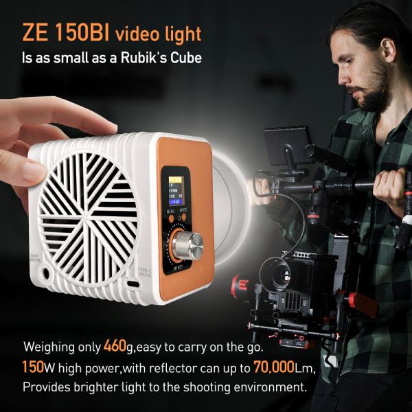 Yidoblo Protable ourdoor light 150w カメラ充電灯 2700k から 7500k カメラ充電灯 冷却扇付き