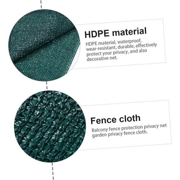 6ftx50ft 160gsm Privacy Fence Screen For Chain Link Fence With Grommets