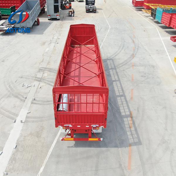 Fence Semi Trailer with Mechanical or Air Suspension 12R22.5 Tyres