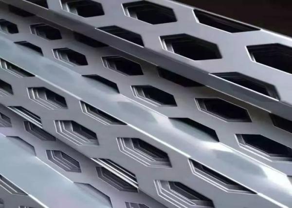 Rolled 3104 3105 Aluminium Perforated Plate Metal For Air Conditioning