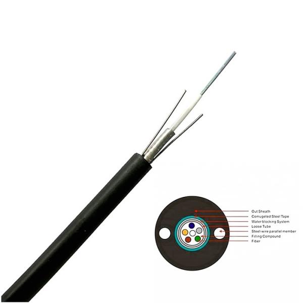 GYXTW Uni - Loose Tube Outdoor Fiber Optic Cable 1310/ 1550nm Wave Length Fiber to the home