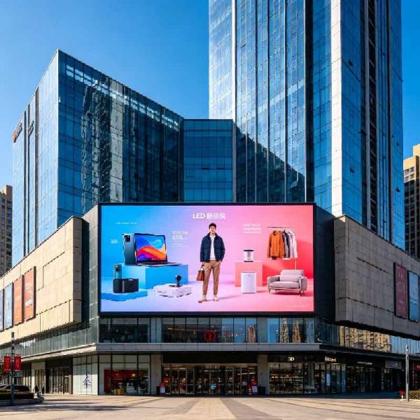 P10 Outdoor LED display screen, shopping mall activity screen, outdoor high protection, high brightness, high durability large screen