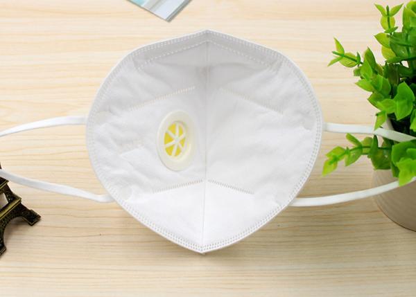 máscara protetora 5ply KN95 reusável com MÁSCARA PROTETORA não tecida lavável da tela do branco da anti poeira da válvula