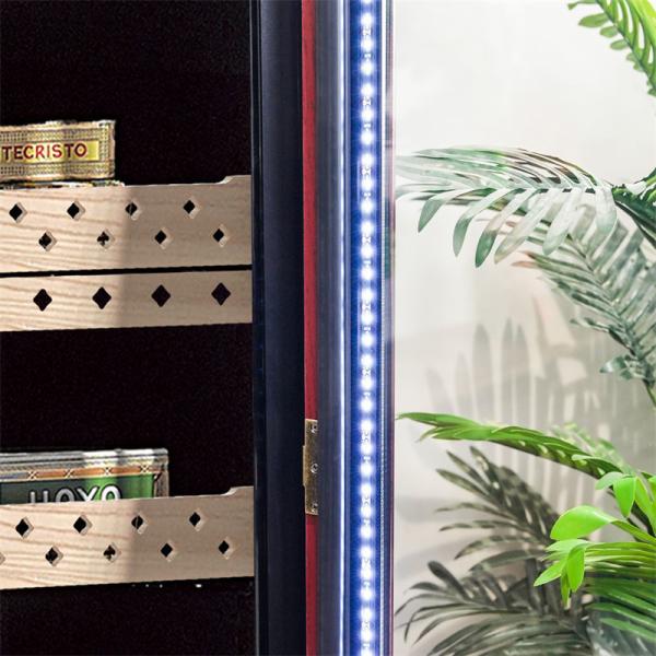 独立式ロック可能な赤木製キャビネット タッチスクリーン シガールクーラー湿気化器