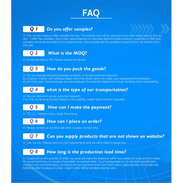 Топ- Базальтовый камень алмазные режущие инструменты сегмент для Мексики и Индонезии 1200 мм 1400 мм