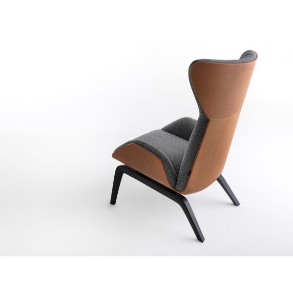 Fabric Casamania Horm SOHO Arm Chair , Solid Black Ash Casamania Chair