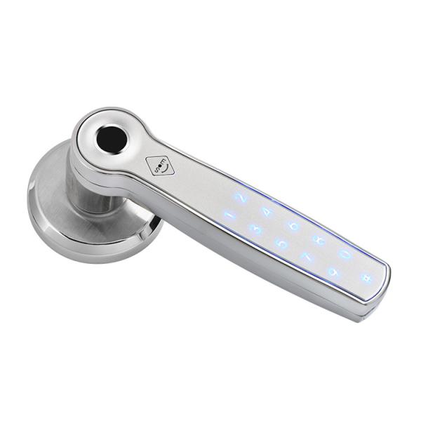 Electronic Wireless Smart Handle Door Lock Tuya Ttlock APP Fingerprint Password