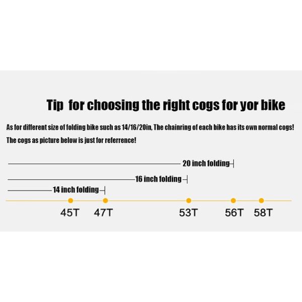 Сплав 170 мм Кранкет 45T/47T/53T/56T/58T Односкоростной 130BCD складной велосипедный кранкет