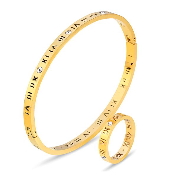 Stainless Steel Wrist Bangle Bracelet Nonreligious 4mm Width 18g Weight