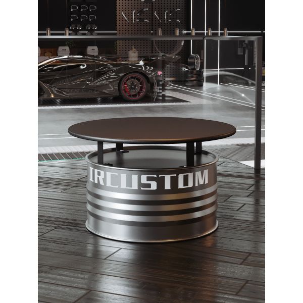 Durable Iron Frame Restaurant Table Chair Sets with Premium PU Leather and Compact Design for Industrial Bar Furniture