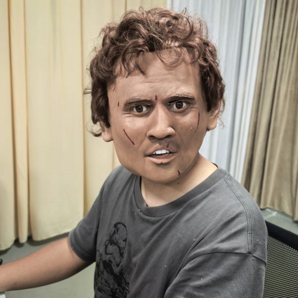 Lifelike Silicone Human Mask for Professional Costume and Theatrical Events One Size Fit Most