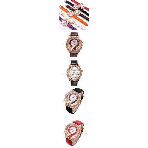 HY01 6 Colors Woman Watches PU Leather Watch Quartz Analog Watches Luxury Dress Watch New
