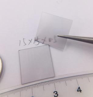 MPCVD Rough Square Cvd Diamond Wafers Diamond Plates 14x14x0.4mm Optica Grade