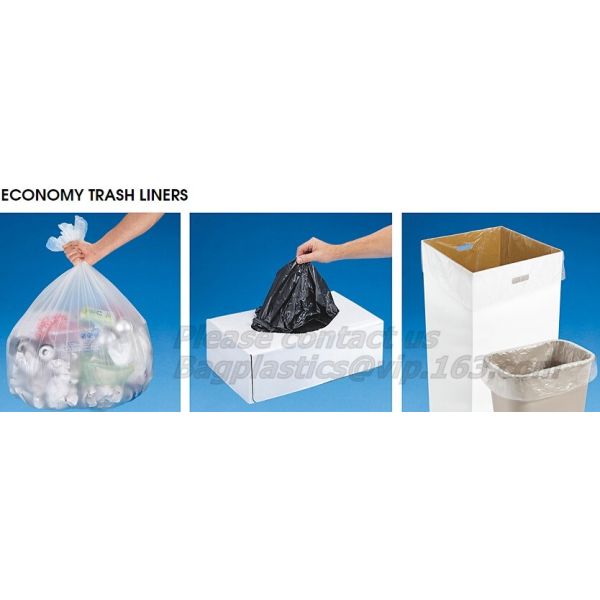 Bathroom Trash Bags, Office Wastebasket Liners Garbage Bags for Restroom, Home Bin,Gallon Garbage Can Liners,Heavy Duty