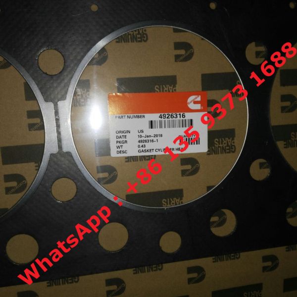 Hot Sell Cummins Qsx15 Isx15 diesel part Cylinder Head Gasket 4299098 3685834 4926316 4059350