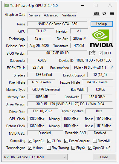 PCWINMAX GeForce GTX 1650 4 ГБ GDDR6 128-битная компактная игровая видеокарта