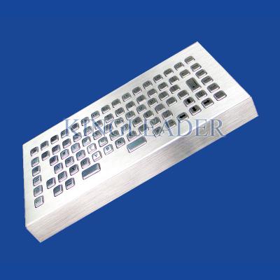 Clés imperméables balayées rocailleuses du clavier 86 d'acier inoxydable