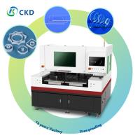 Machine de découpe laser de verre de précision de 150 W ± 0,01 mm avec 1 G d'accélération et faible bruit