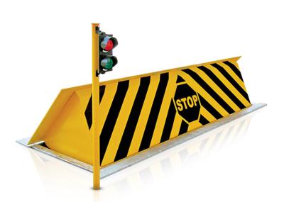 Anti Terrorist Hydraulic Road Blocker 80 Tons Bearing Capacity Speed Adjustable