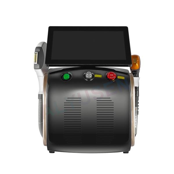 Dual Handle 808nm Diode Laser And Pico Laser Machine Professional Hair Removal Tattoo Removal Rejuvenation Machine