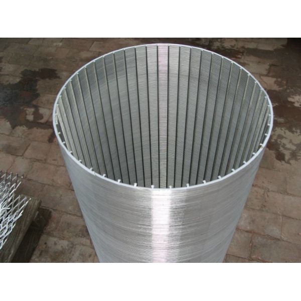 4'' Water Treatment Stainless Steel Woven Wire Mesh Sand Screen With Diamond Hole