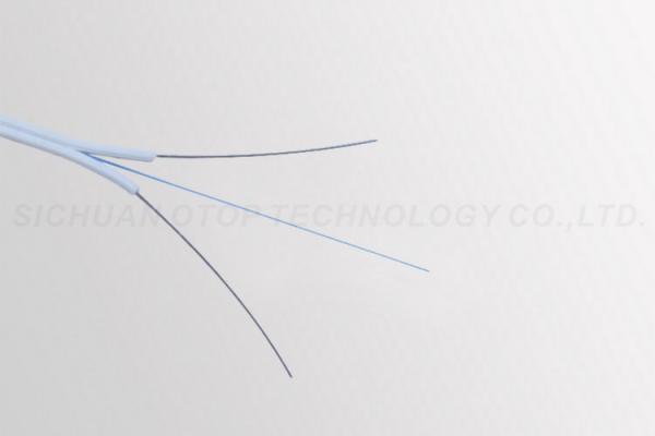 White Optical Cable Wire PVC / LZSH Jacket Material OTOP / OEM Accepted